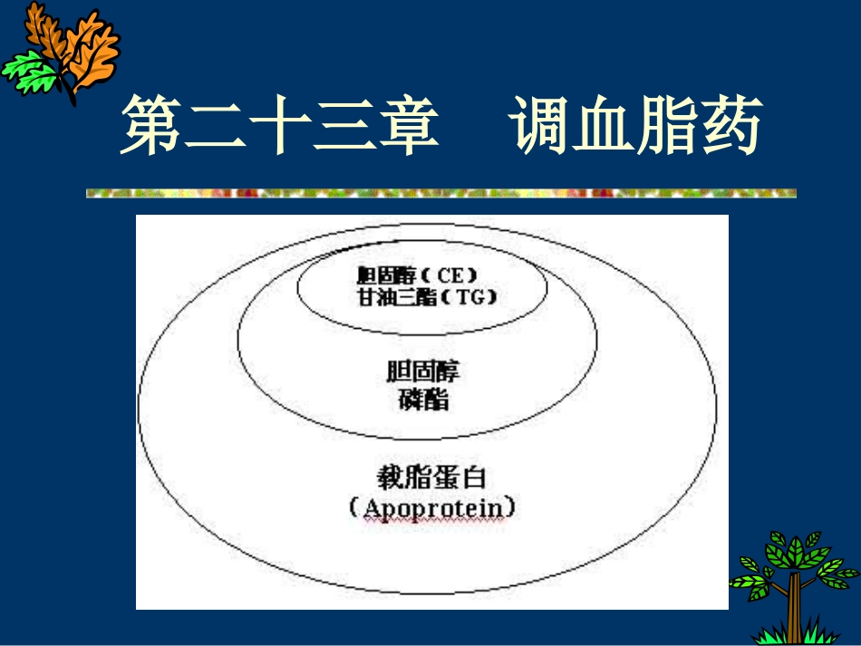 抗动脉粥样硬化药摘要_第1页