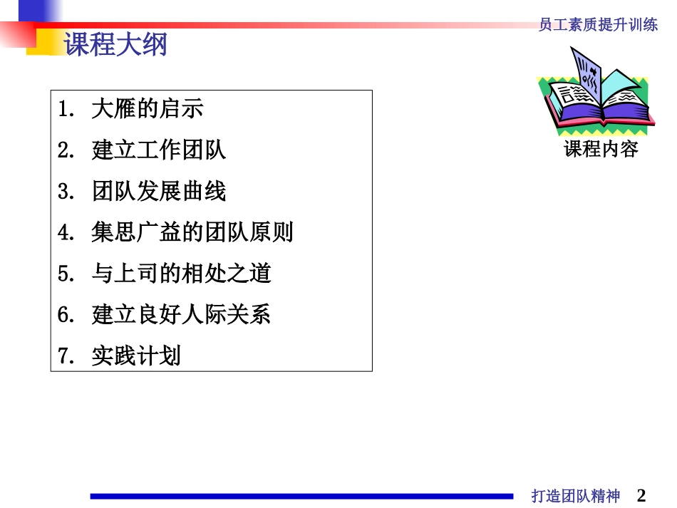 打造团队精神-《职员素质提升训练》之一_第2页