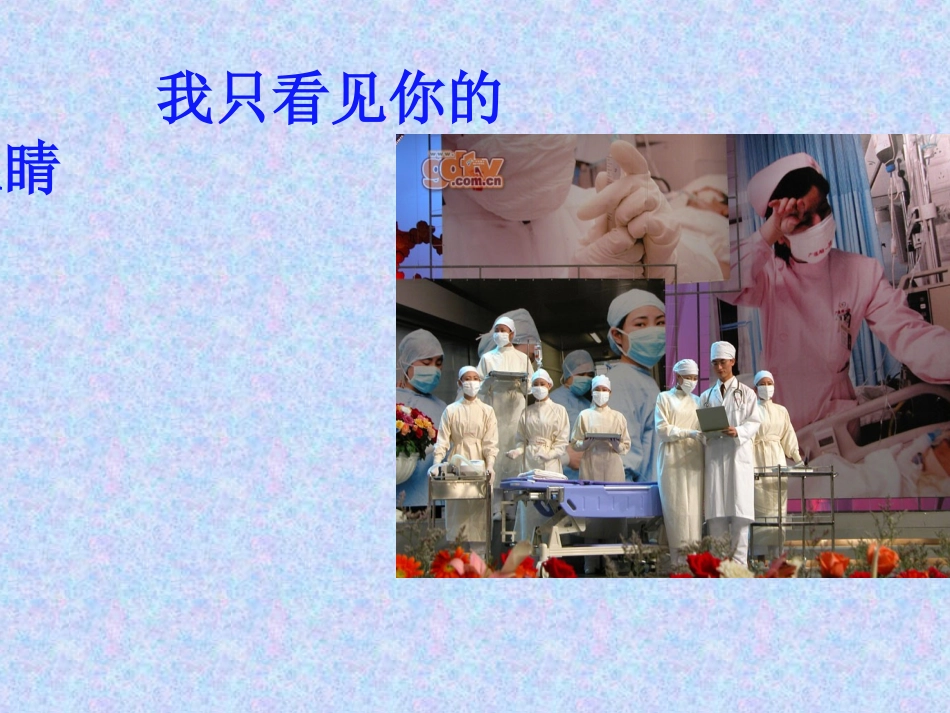我只看见你的眼睛ppt_第1页