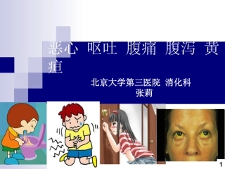 恶心-呕吐-腹痛-腹泻-黄疸