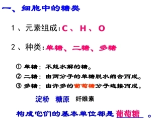 必修一2.5细胞中的无机物