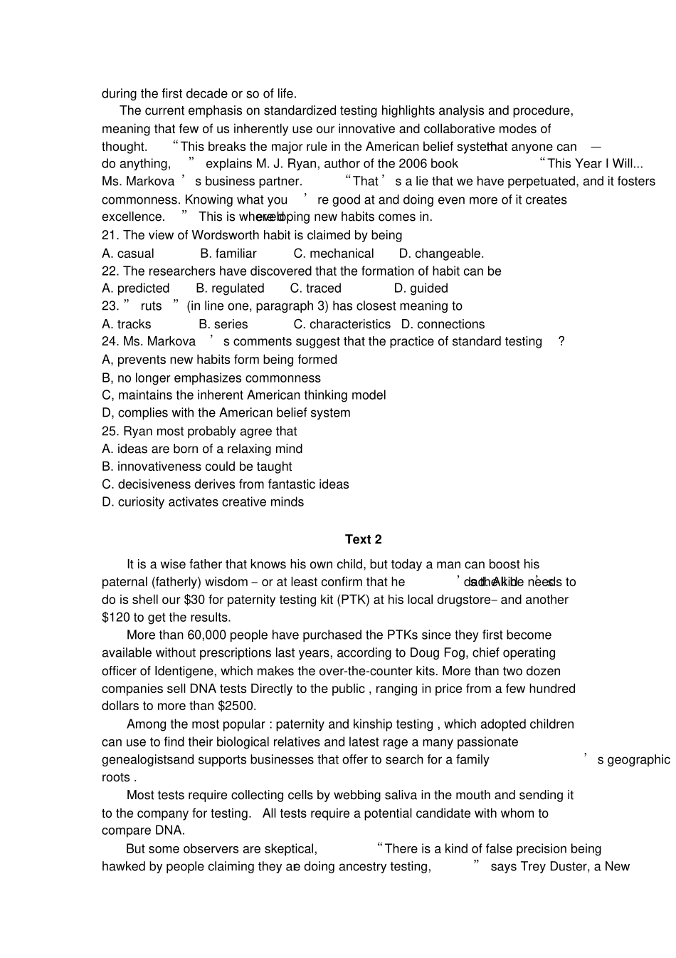 2009年考研英语真题讲解_第3页