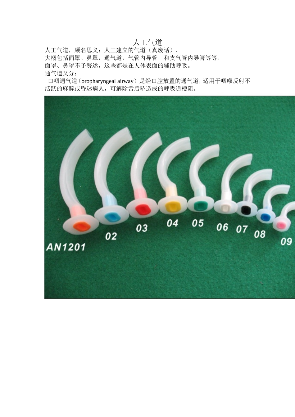 很粗略的介绍气管切开插管的相关问题_第1页