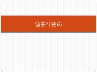 弯曲杆菌病.
