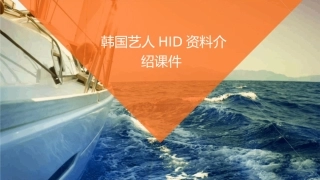 韩国艺人HID资料介绍课件