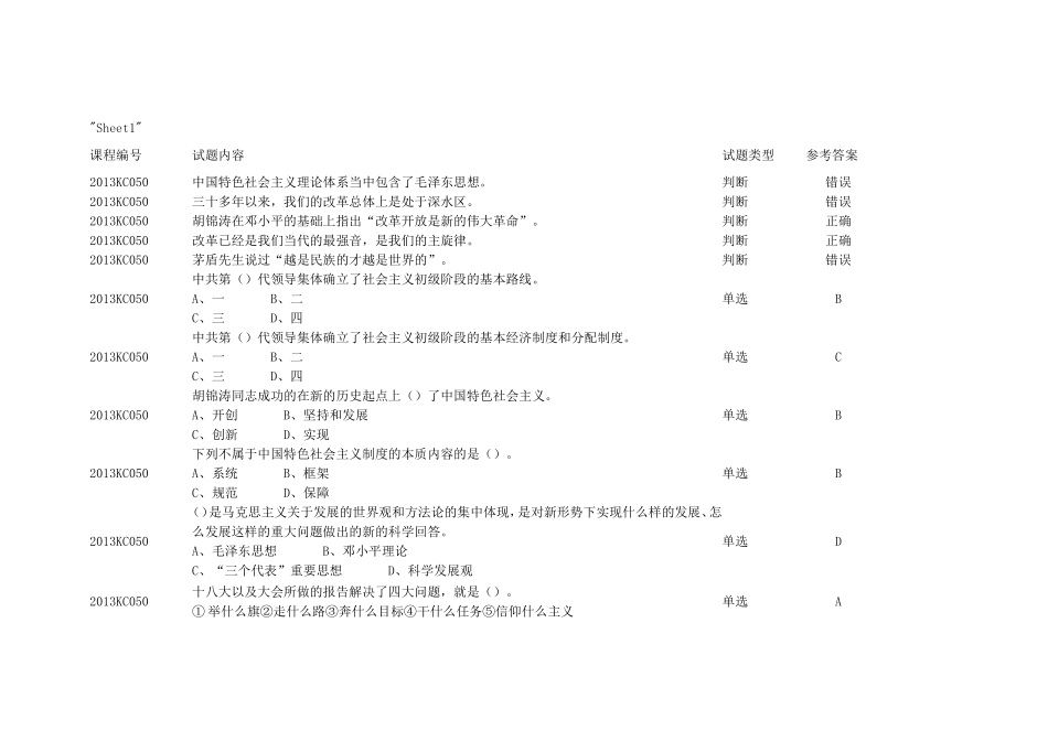 干部在线学习参考答案_第1页