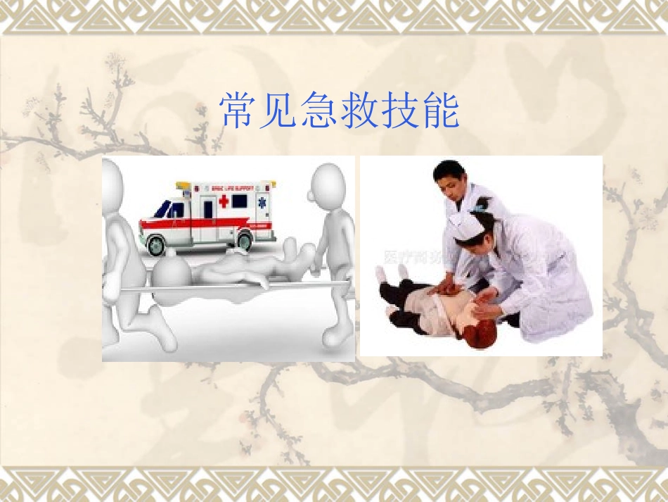 常见急救技能_第1页
