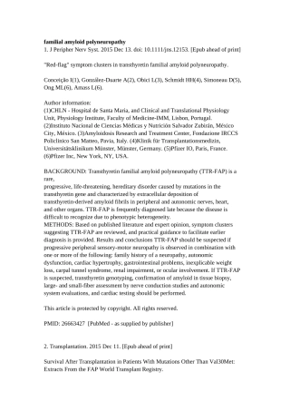 家族性淀粉样多发性神经病