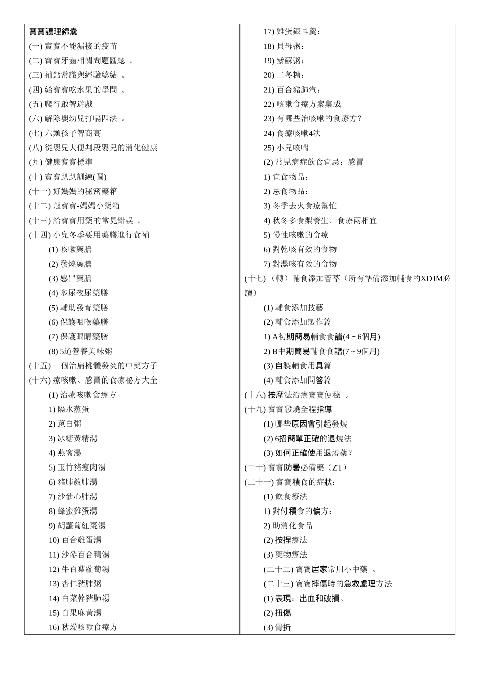宝宝护理锦囊_第1页