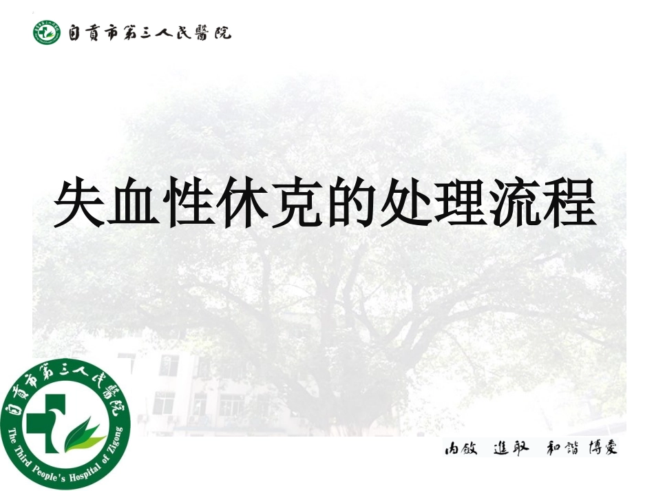 失血性休克的处理流程[1]_第1页