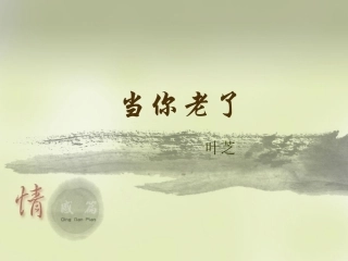 大学语文09当你老了