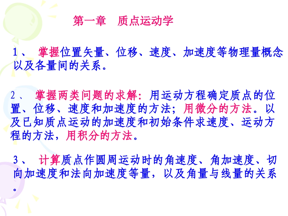 大学物理大一总复习_第2页
