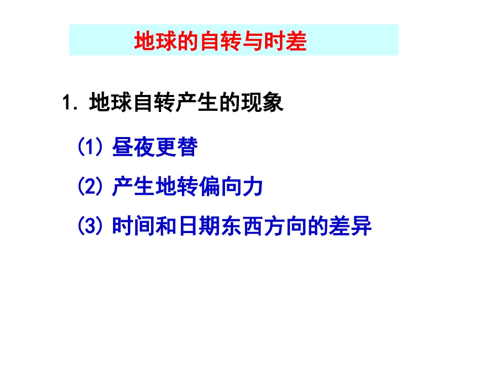 地转偏向力和时差-地球运动3-2012年地理高考_第1页