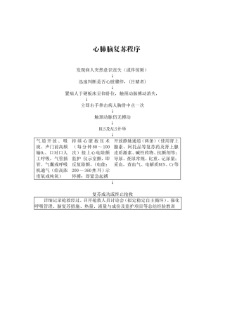 呼吸科危重病人流程图