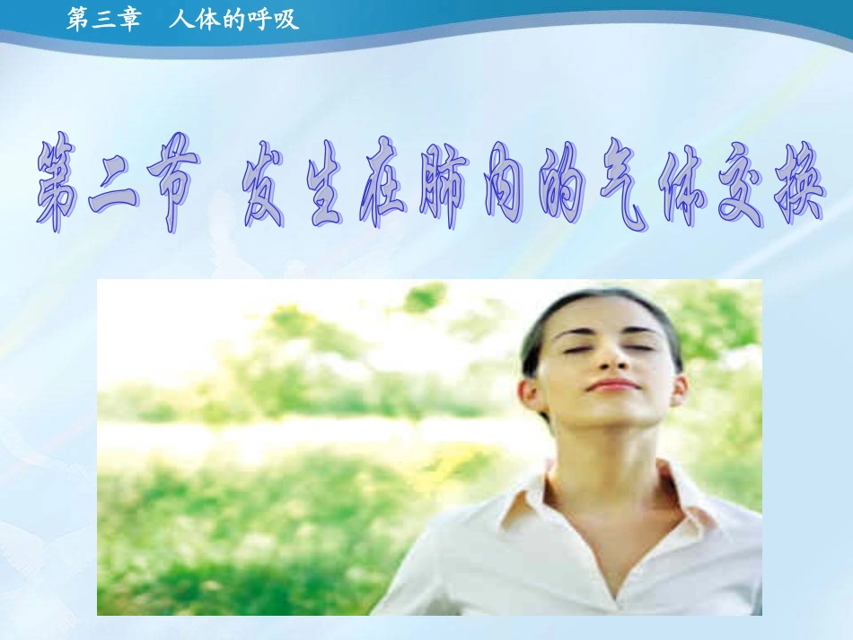 发生在肺内的气体交换LP_第1页