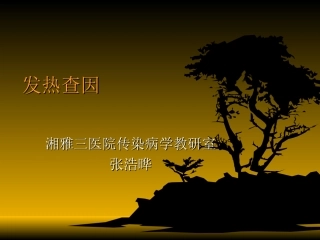 发热查因(我)