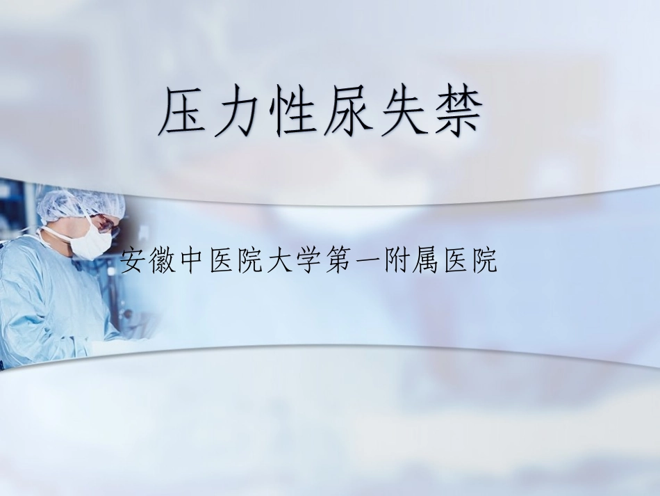 压力性尿失禁资料_第1页