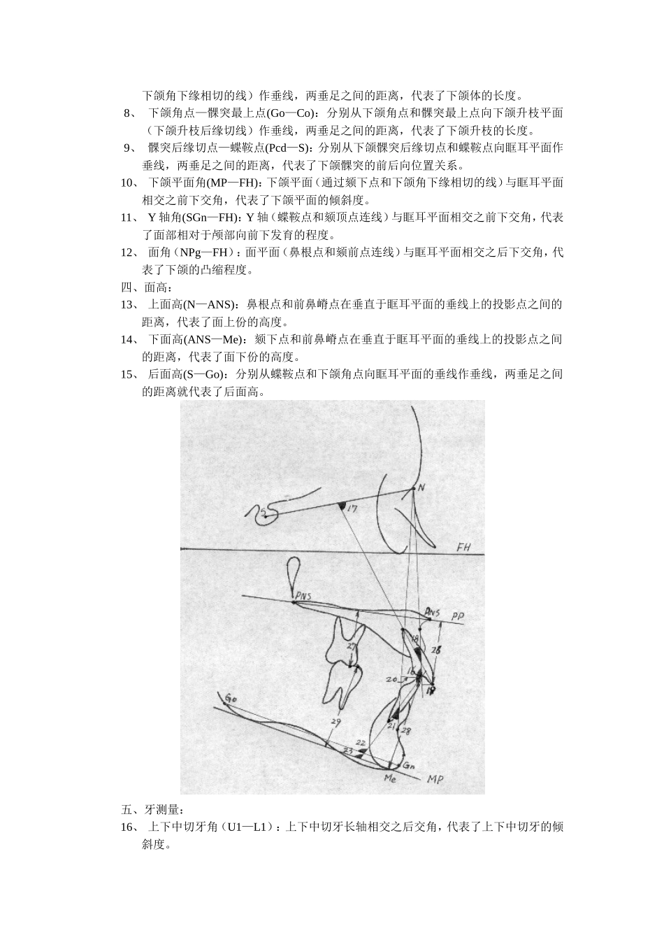华西医科大学X线头影测量临_第2页