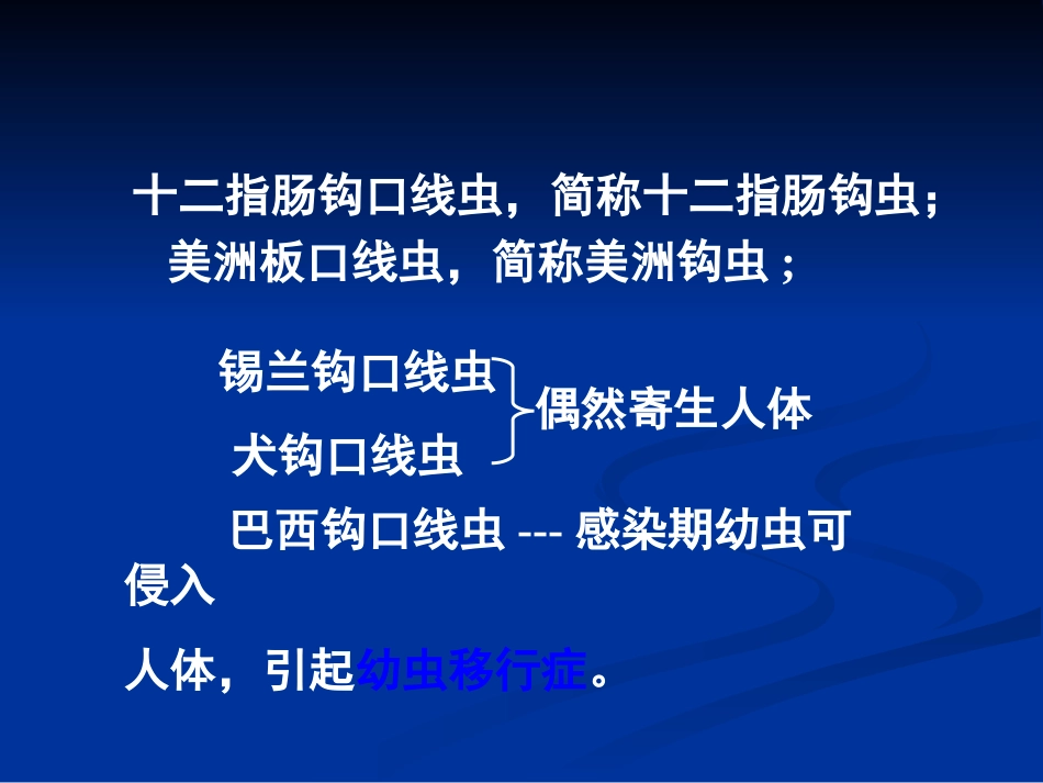 十二指肠钩口线虫和美洲板口线虫_第2页