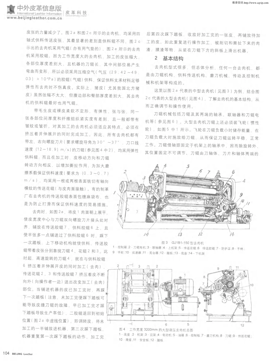 制革机械基本理论与基础知识(3)去肉机_第2页