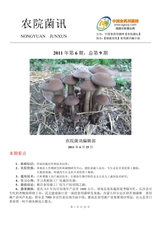 农院菌讯第九期