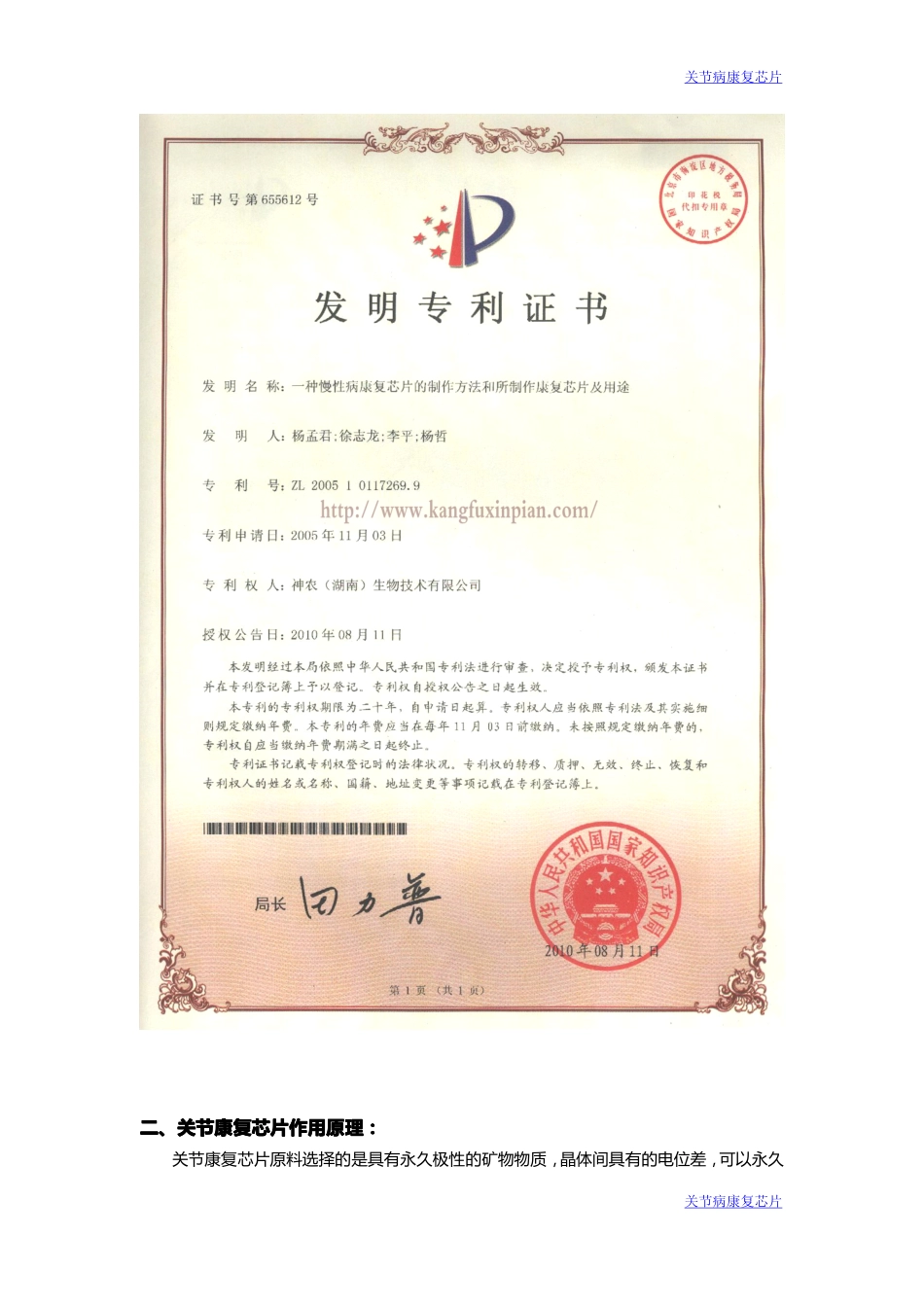 关节病康复芯片详细介绍_第3页