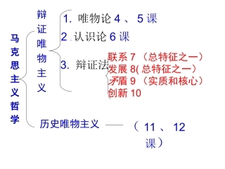7.1世界是普遍联系的