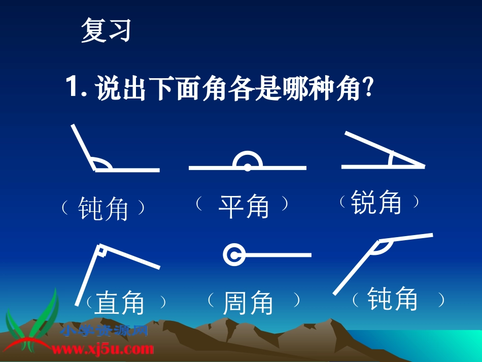 《角的画法》课件_第1页