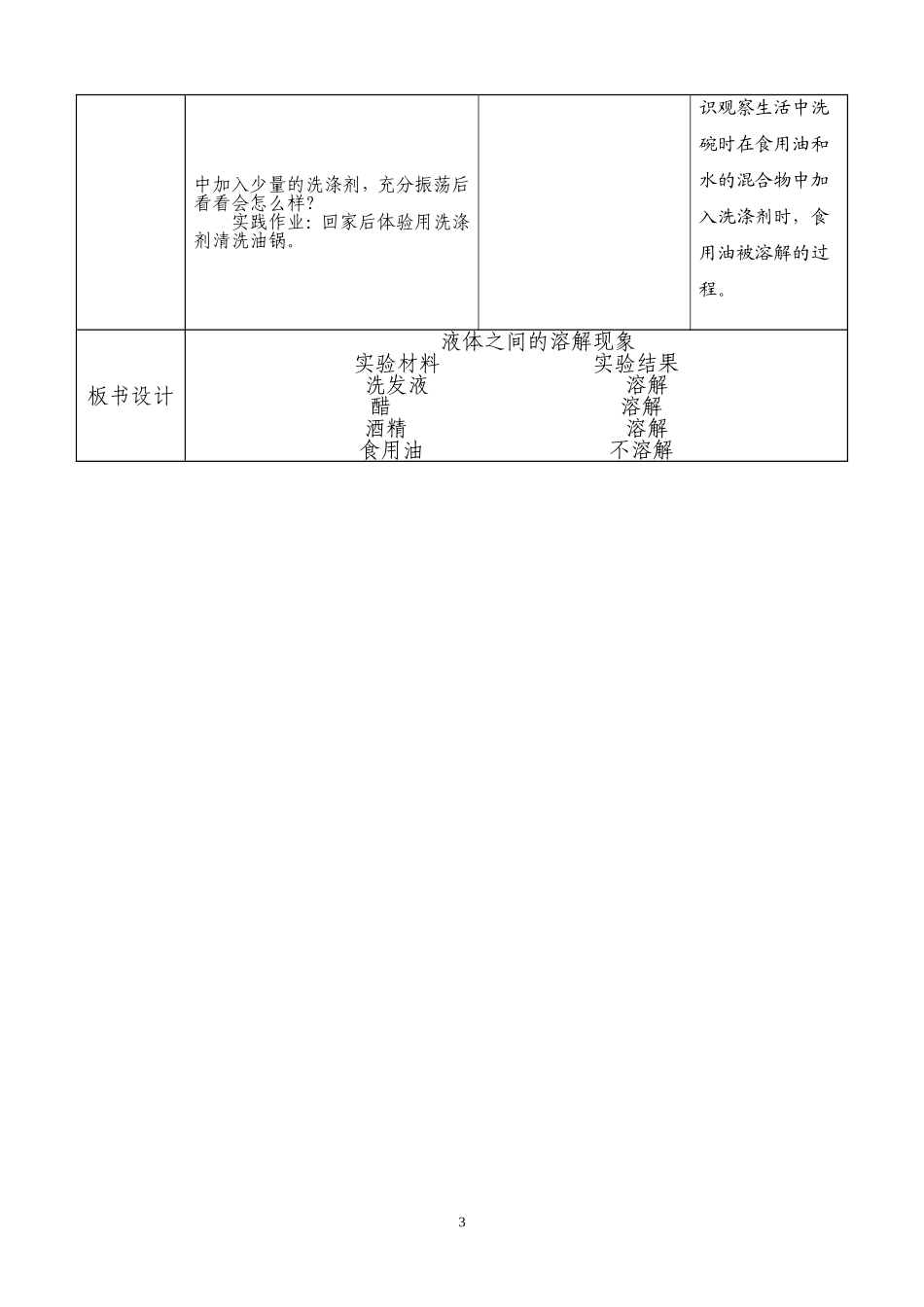 母建林《液体之间的溶解现象》教学设计_第3页