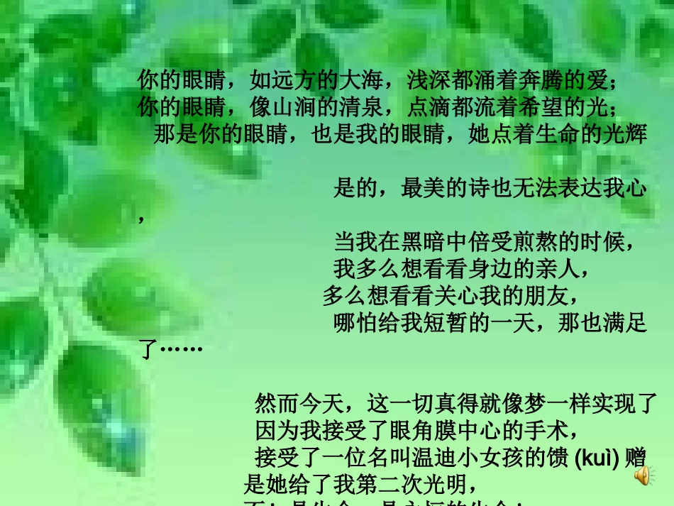 人教版语文四年级下册《永生的眼睛》_第2页