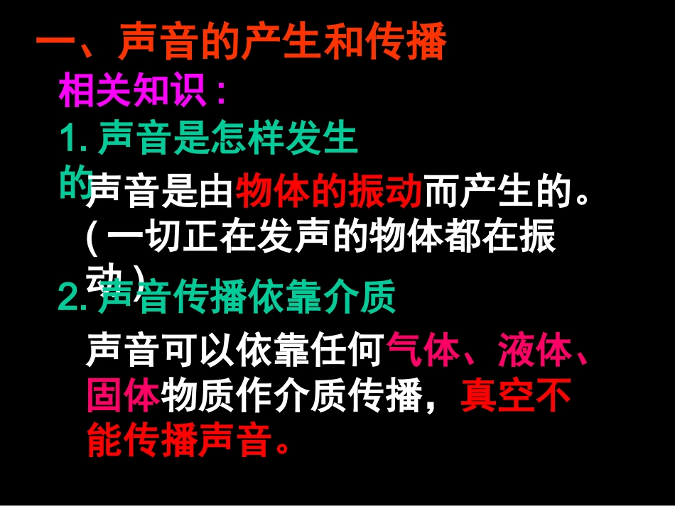 人教版《第一章声现象》复习ppt课件_第3页