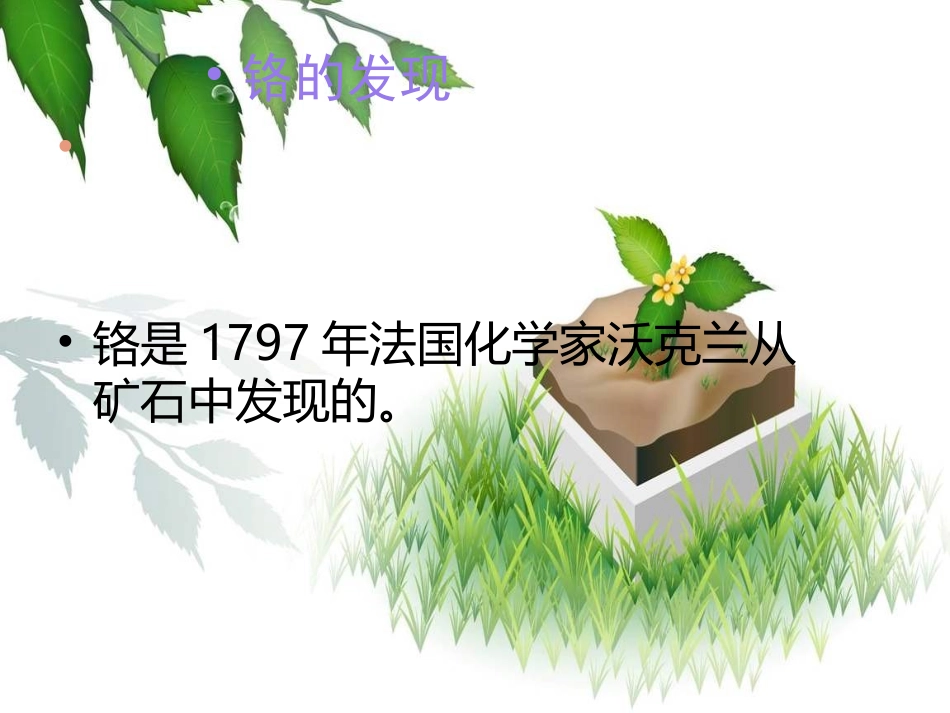 人体微量元素铬_第1页