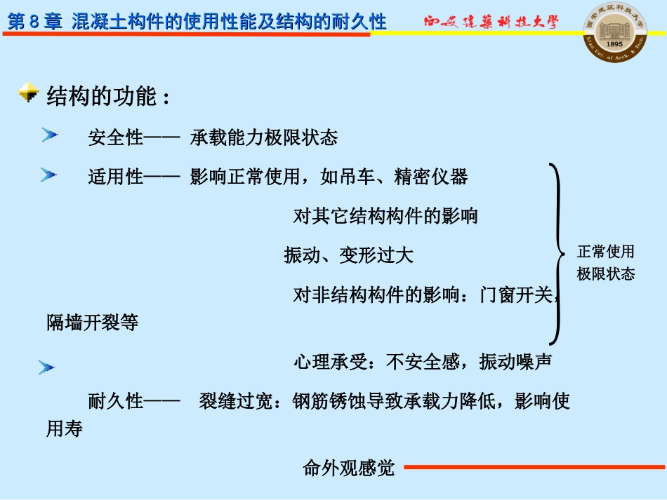 混凝土构件的使用性能及结构的耐久性_第3页