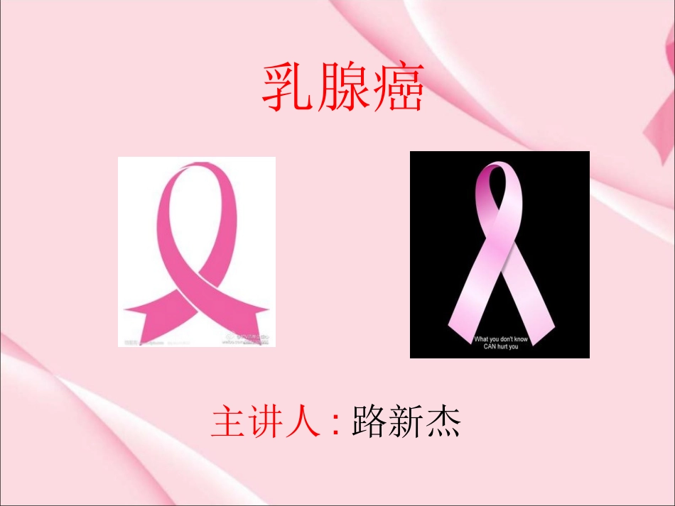 乳腺癌PPT_第1页