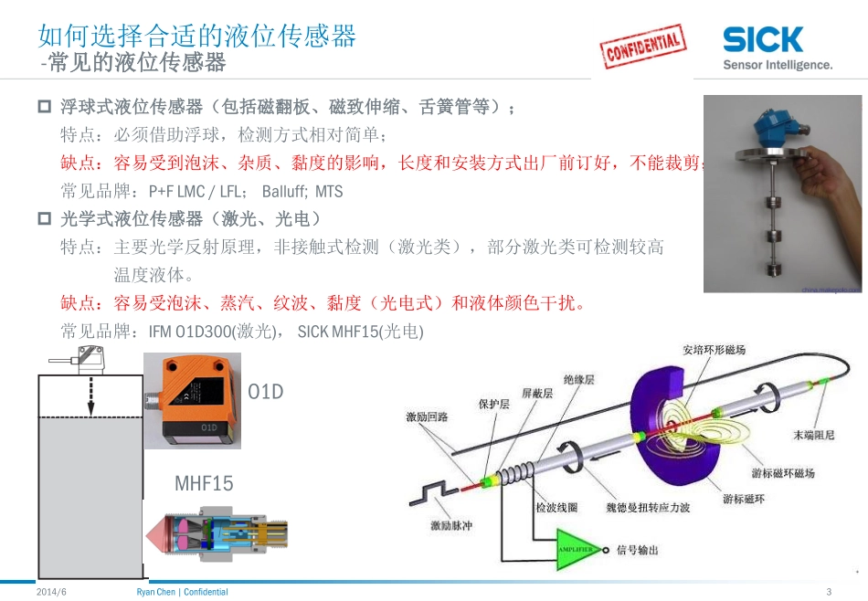为什么选择西克之如何选择合适的液位传感器_20141103_第3页