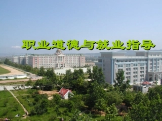 职业道德与就业指导-大学生职业定向