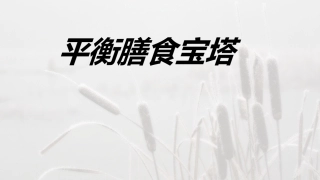 中国营养学会膳食宝塔