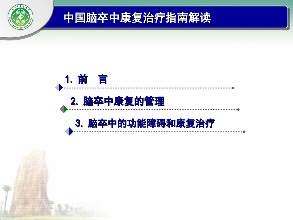 中国脑卒中康复指南解读_第3页