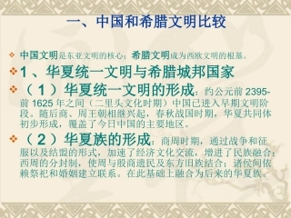 世界视野与文明交流复习与思考