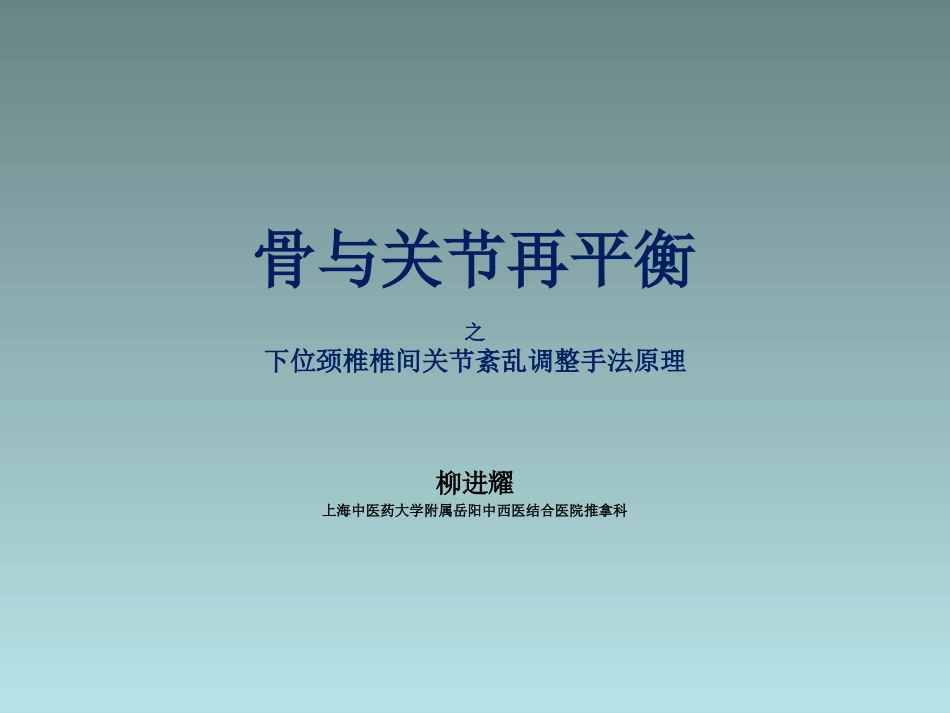 下位颈椎椎间关节材料_第1页