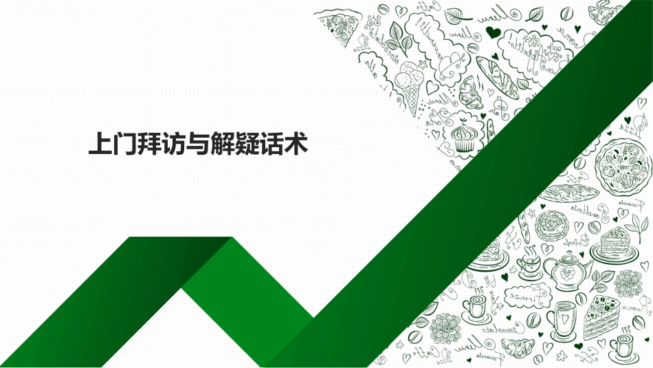 上门拜访与解疑话术_第1页