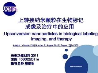 上转换纳米颗粒
