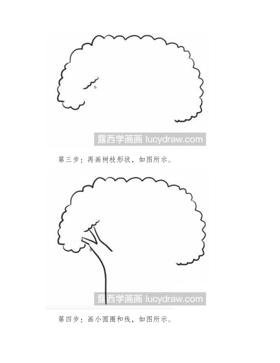 怎么画简笔画菜花简笔画教程1_第2页