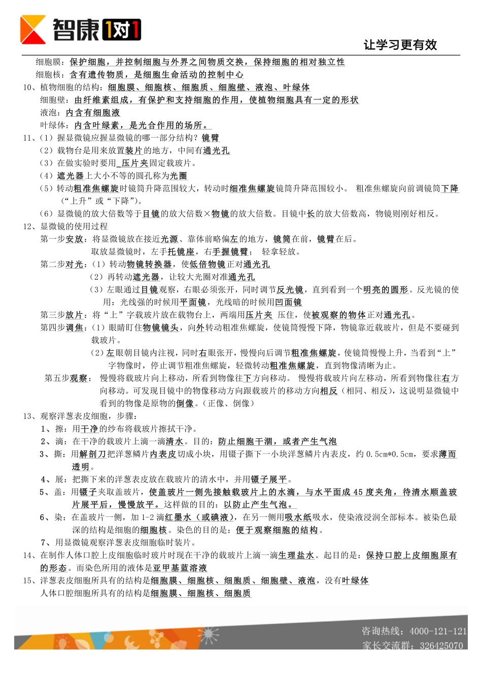 七上复习提纲_第3页