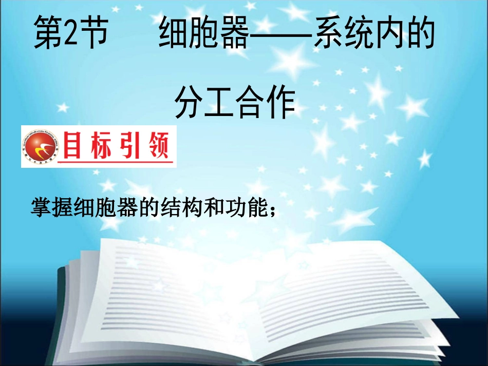 一轮复习—细胞器讲义_第2页