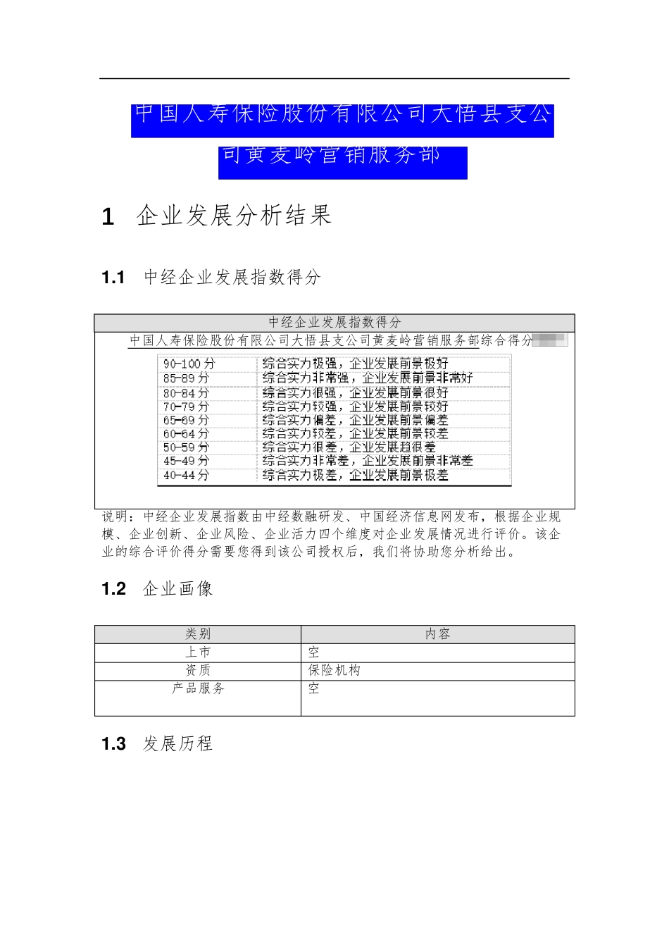 中国人寿保险股份有限公司大悟县支公司黄麦岭营销服务部介绍企业发展精品_第2页