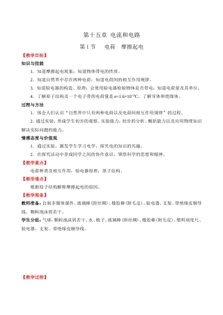 15.1电荷-摩擦起电