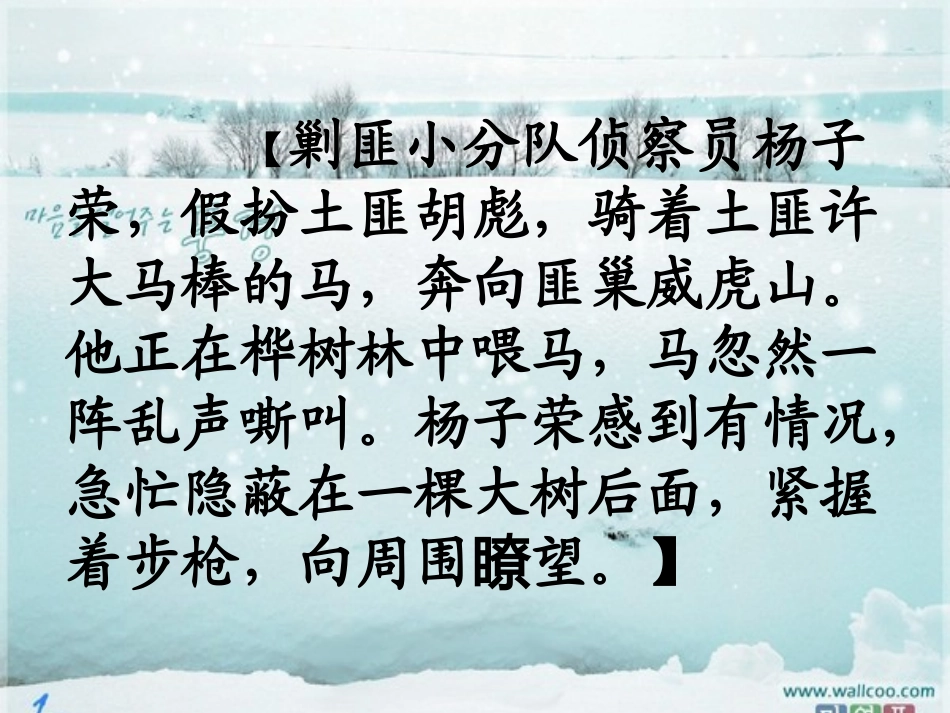 《杨子荣大虎》2013.5.19ppt_第2页