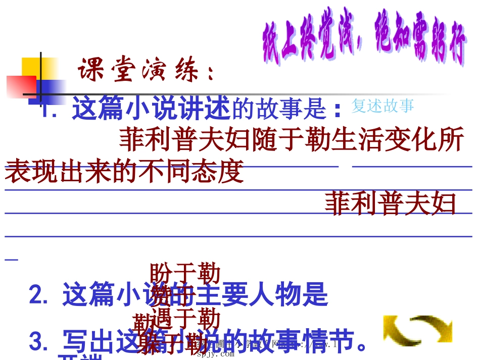 人教版九年级语文上册《我的叔叔于勒》PPT课件_第2页