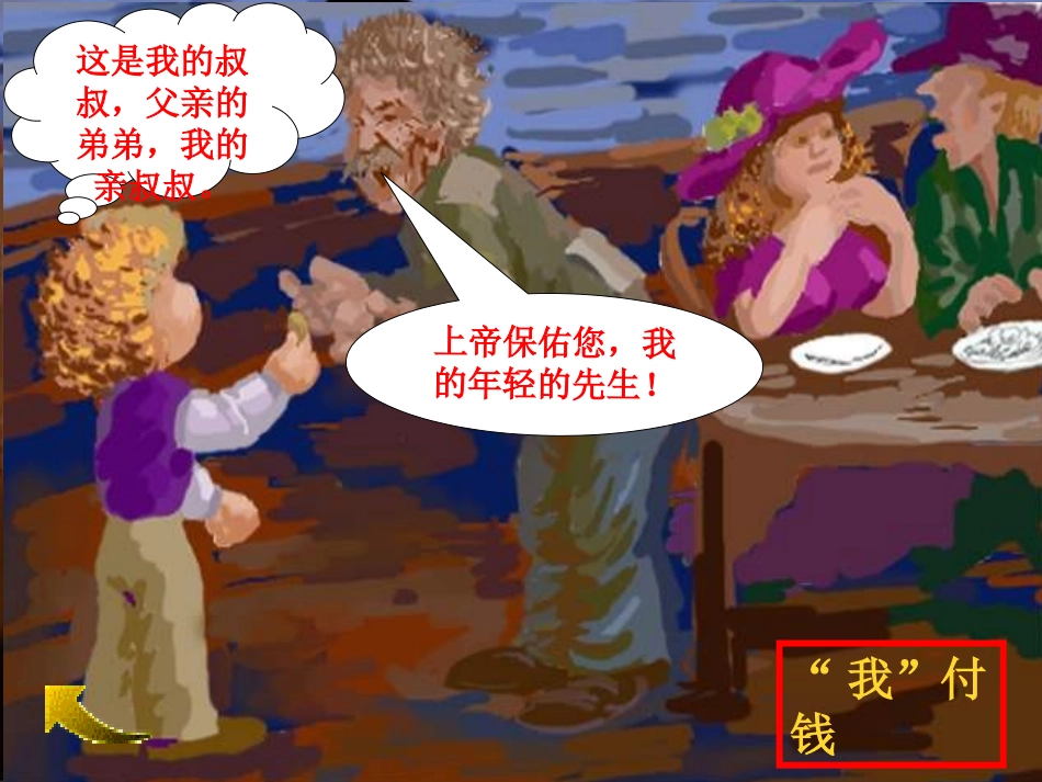 人教版九年级语文上册《我的叔叔于勒》PPT课件_第3页